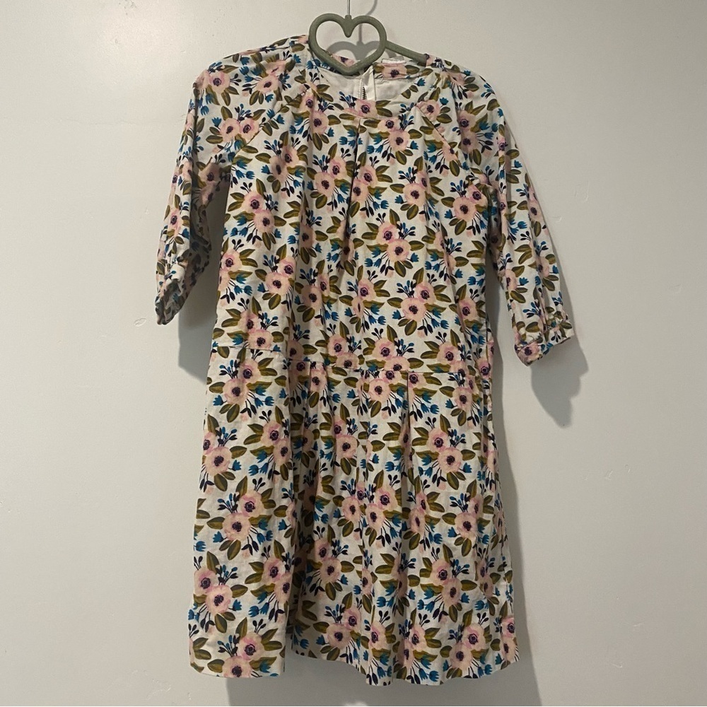Egg floral girls long sleeve dress 6